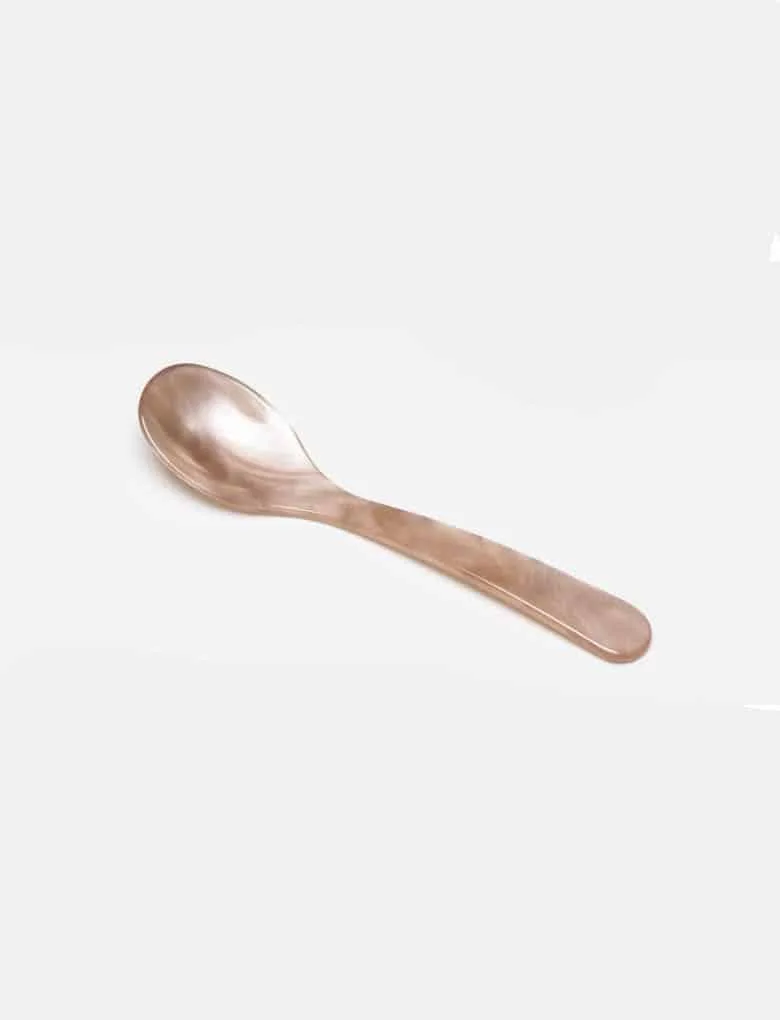 remix by Sofia, spoon, egg spoon, cutlery, acrylic glass, table setting, Easter table, brunch, colored cutlery, colored cutlery, retro cutlery,