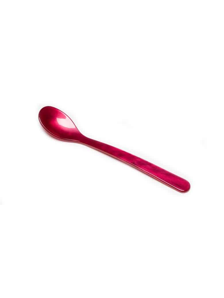 teaspoon, teaspoon raspberry, teaspoon himbers, egg spoon, home sohne, g.f home seahne, G. F home schöne, spoon, longdring spoon spoon, colorful, plastic, egg spoon, breakfast table, table setting,