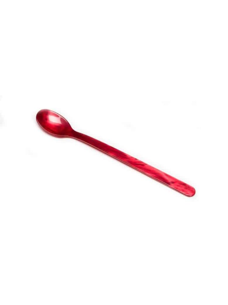 Egg spoon, home sohne, g.f home sohne, G. F home Schöne, spoonfuls of raspberry red, raspberries, spoons, spoons, colorful, plastic, egg spoon, breakfast table, table setting,