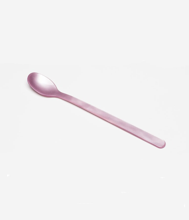 remix by sofie, spoon, long drink spoon, long drink, cutlery, acrylic glass, latte spoon, cafe latte, lilac, lilac, home sohne.
