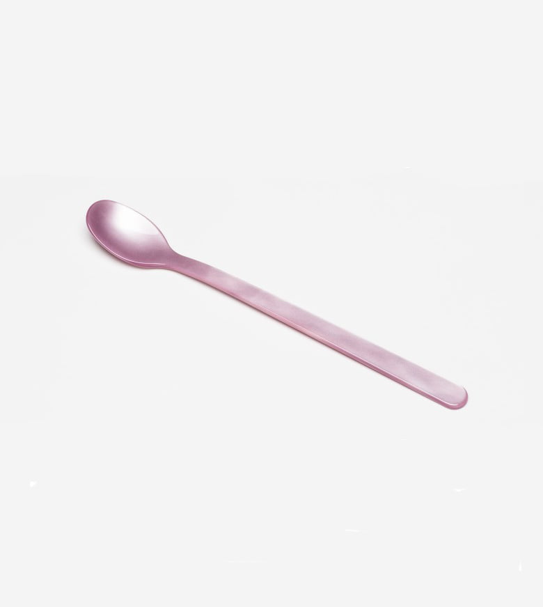 remix by Sophie, spoon, long drink spoon, long drink, cutlery, acrylic glass, latte spoon, cafe latte, lilac, lilac, home sohne.