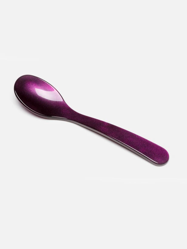 remix by Sofia, spoon, egg spoon, cutlery, acrylic glass, table setting, Easter table, brunch, colored cutlery, colored cutlery, retro cutlery,