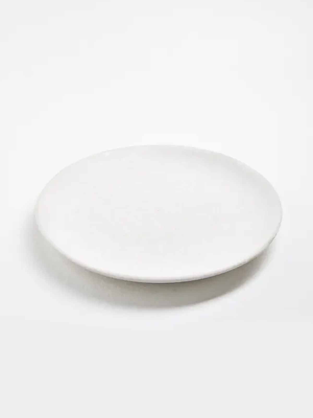 white ceramic plate