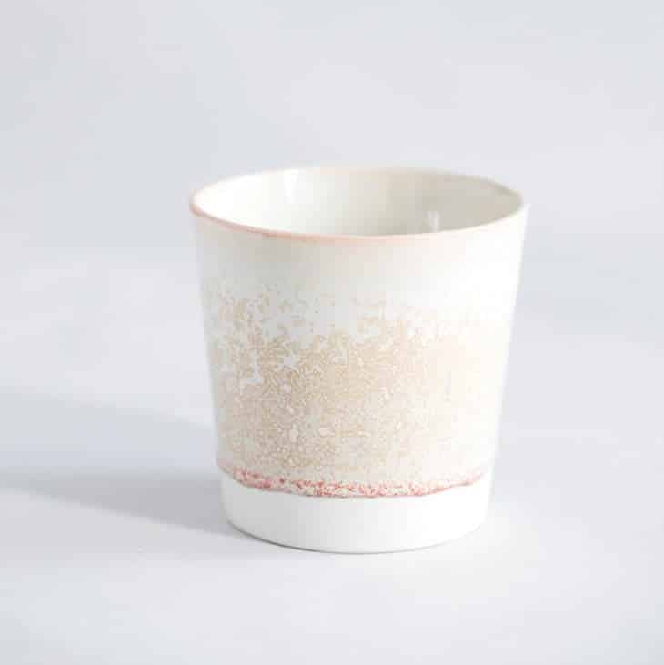 lena pedersen, remix by sofie, coffee cup, ceramics, crystal glaze, ceramic cup, pastel colors, pastel cup,