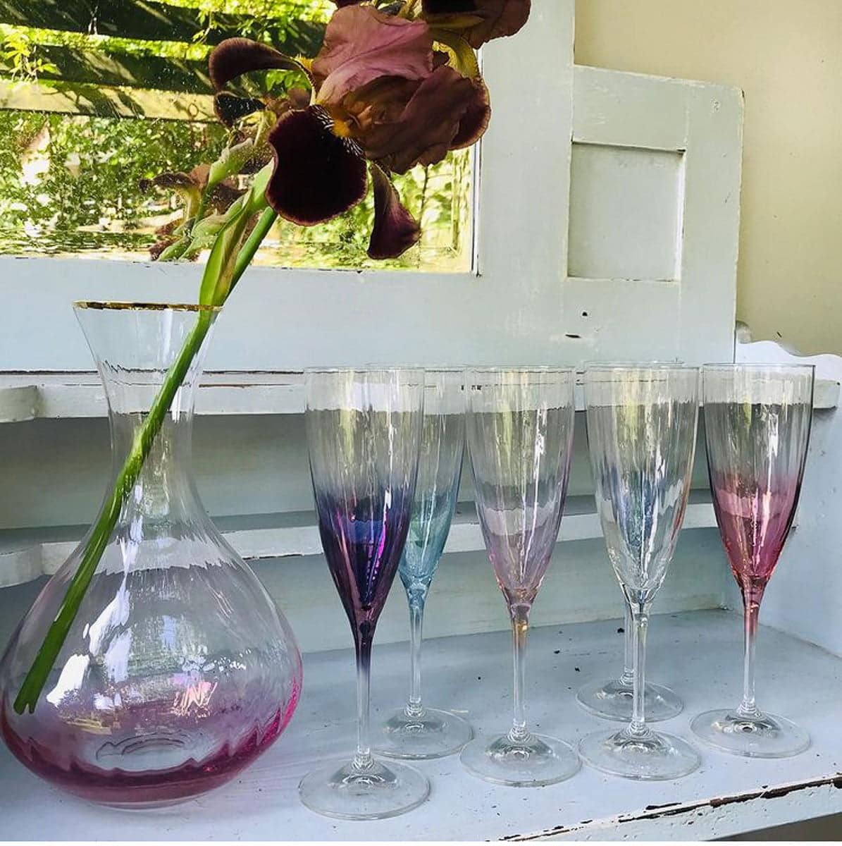 kate champagne flutes, champagne flutes, champagne glasses, remix by Sofia