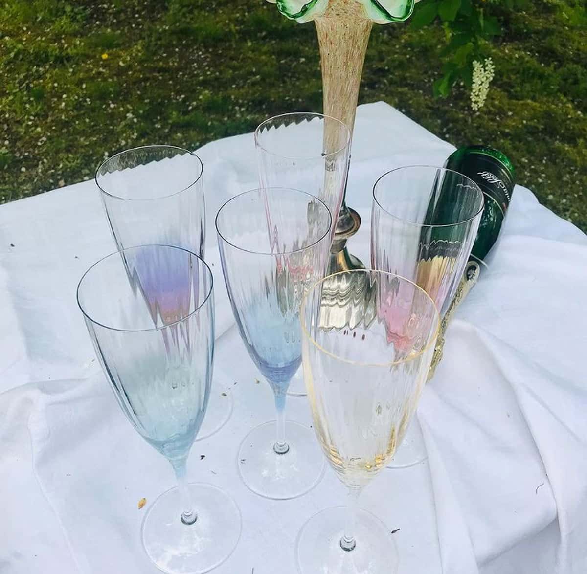 kate champagne flutes, champagne flutes, champagne glasses, remix by Sofia