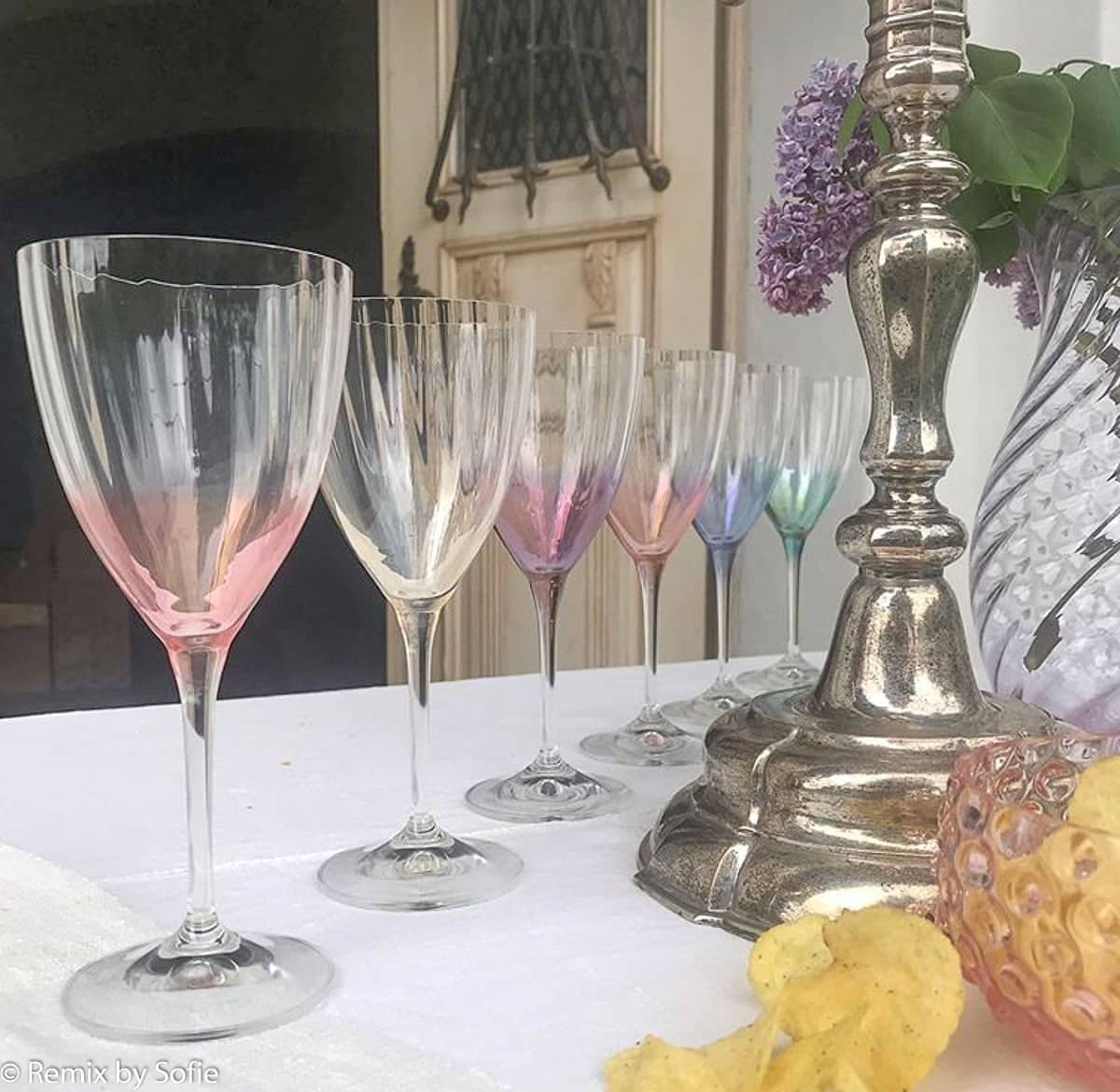 kate white wine glass, wine glass, crystal glass, kate white wine
