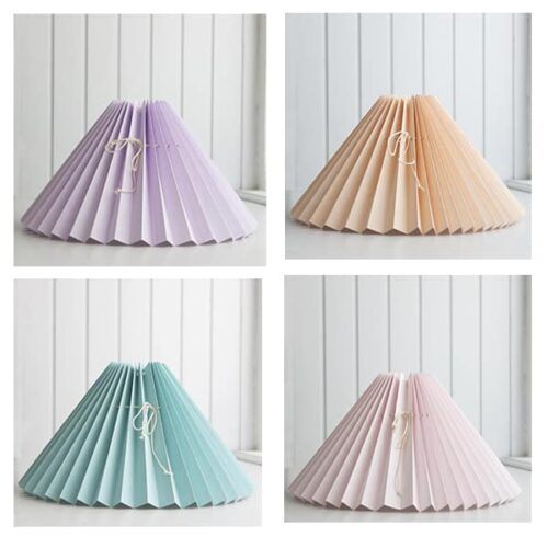 lampshade, remix by Sofia, pink roses, pink roses lamps, pleated lampshade,