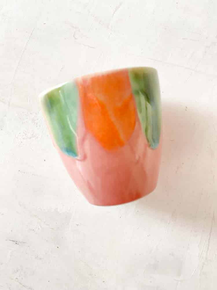 ceramic mug without handle