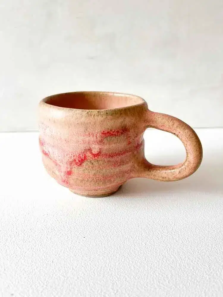 ceramic cup, ceramic cups, ceramic mug, cup with handle, cup without handle, espresso cup, cortado cup, cup, cups, remix by sofie, nice cup wide grooves light yellow, cup in light yellow, ceramic cup, ceramic cups, yellow cup, remix by sofie, mia lindbirk