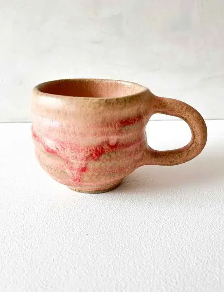 ceramic cup, ceramic cups, ceramic mug, cup with handle, cup without handle, espresso cup, cortado cup, cup, cups, remix by sofie, nice cup wide grooves light yellow, cup in light yellow, ceramic cup, ceramic cups, yellow cup, remix by sofie, mia lindbirk