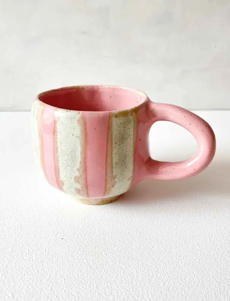 ceramic cup, ceramic cups, ceramic mug, cup with handle, cup without handle, espresso, cup, cortado cup, cup, cups, remix by sofieHygge cup wide grooves light yellow, cup in light yellow, ceramic cup, ceramic cups, yellow cup, remix by sofie, mia lindbirk