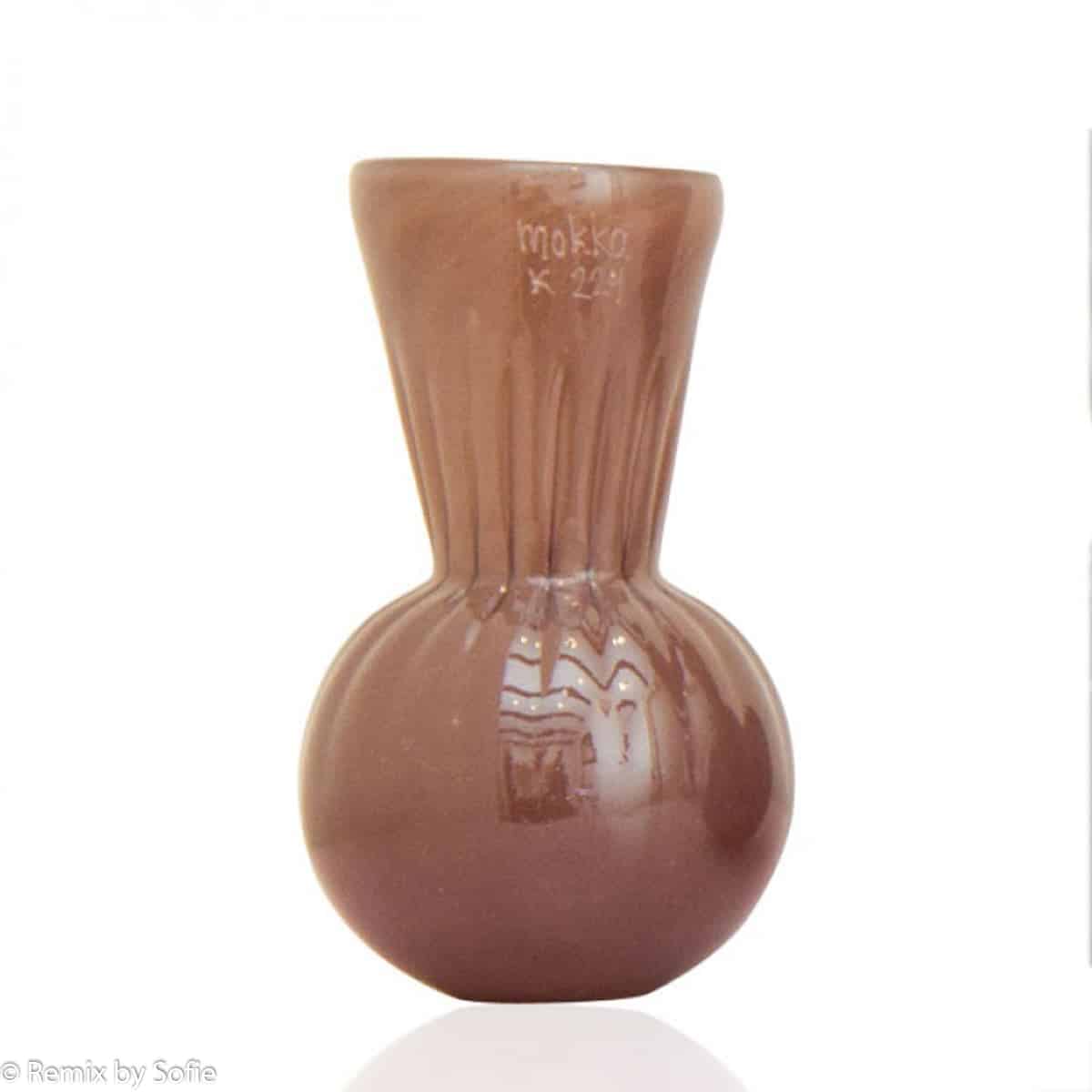 Mouth blown keyhole vase - small - Picture 14