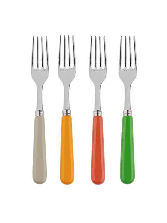 remix by sofie, cutlery, pop, pop cutlery, French cutlery, forks, colored cutlery, French design.