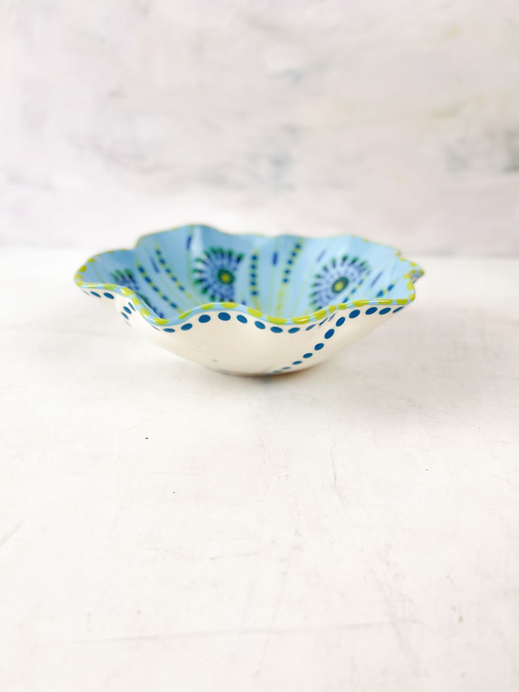 Mahaba series, love series, drill set, plates, bowls, small bowls, hand painted, pink, light yellow,