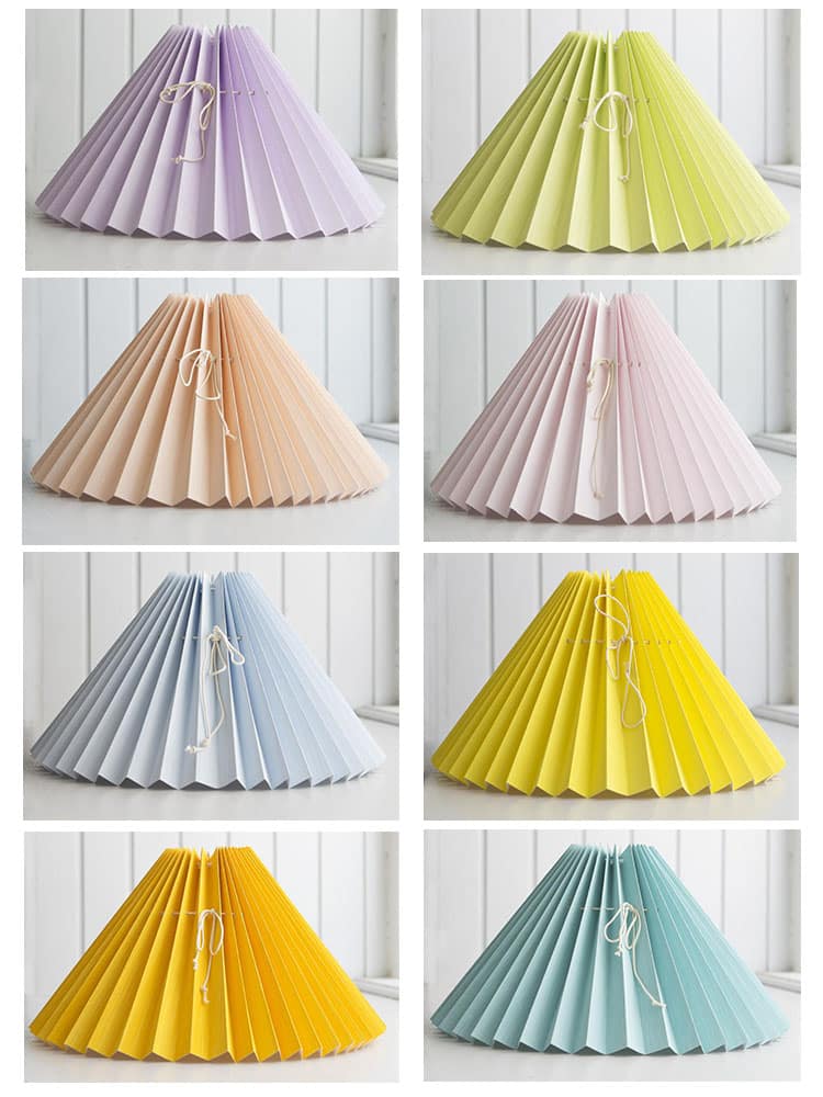 pink roses, lampshades, pleated lampshade, lampshade, colored lampshade