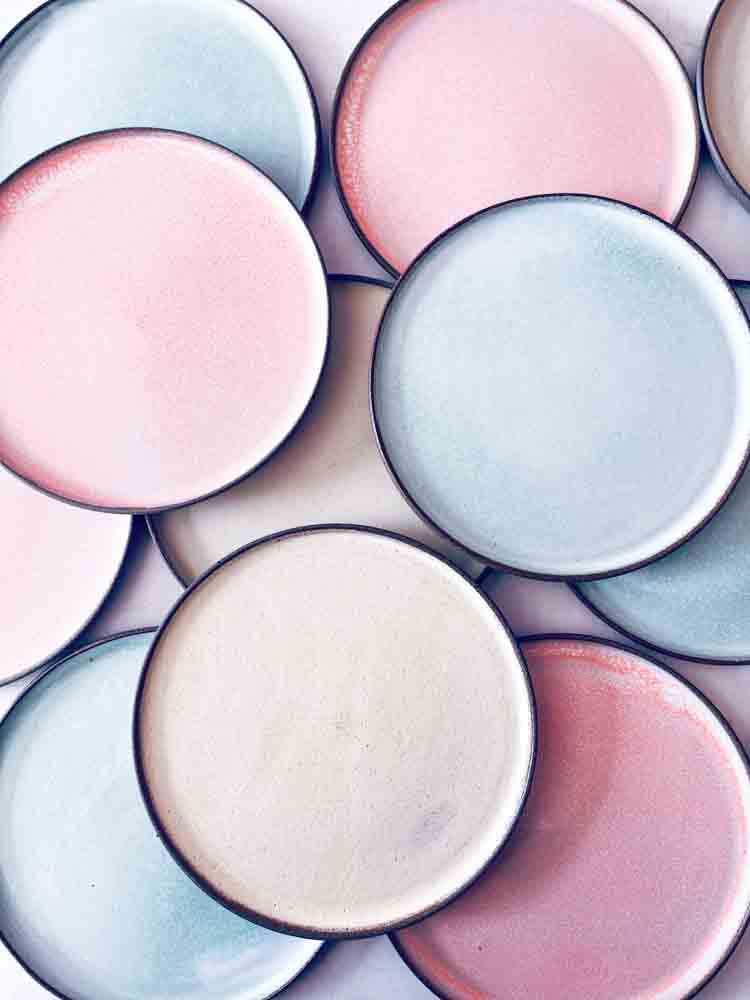 ceramic plates, lunch plate, hand-turned ceramics,thilde graulund ceramics, remix by sofie, table setting, home interior, plates, ceramic