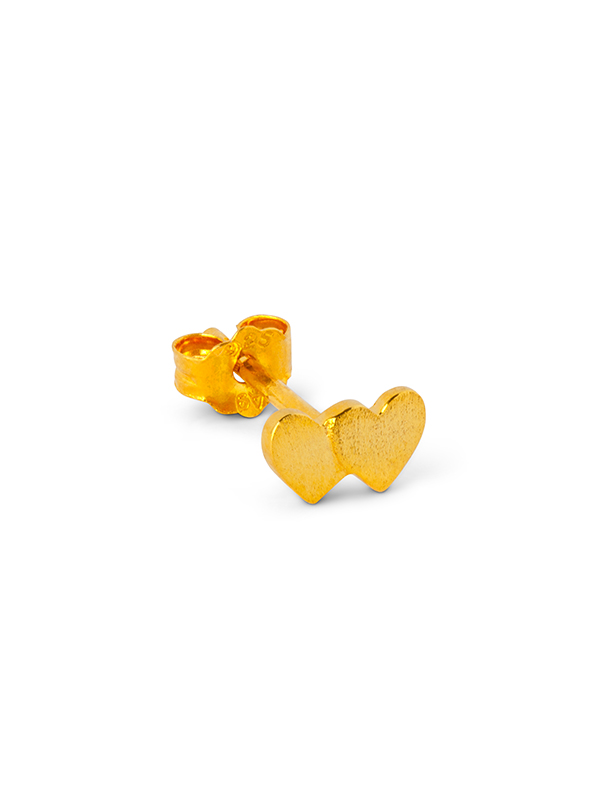 LULU COPENHAGEN, jewelry, earrings, earrings, gold hearts, remix by Sofia