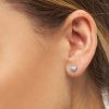 LULU COPENHAGEN, jewelry, earrings, earrings, gold blue heart, remix by Sofia