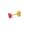 LULU COPENHAGEN, jewelry, earrings, earrings, gold pink heart, remix by Sofia