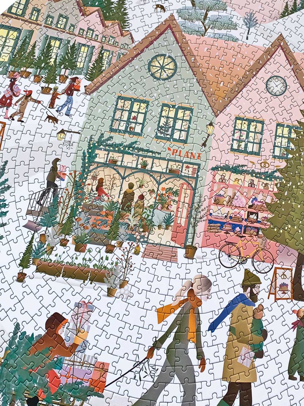 hobby, puzzle, fun, certain sharp, round puzzle, Christmas puzzle