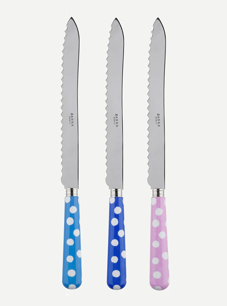 sabre, knife, bread knife, dotted