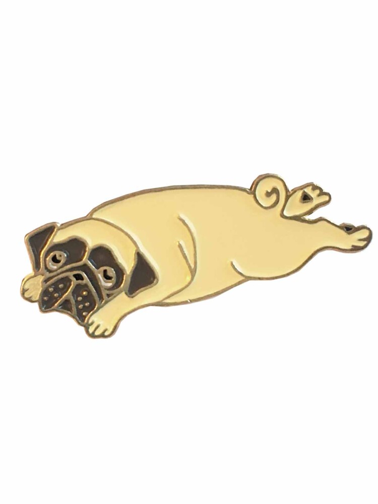 Pug pin for bags and jackets from French Cou Cou Suzette