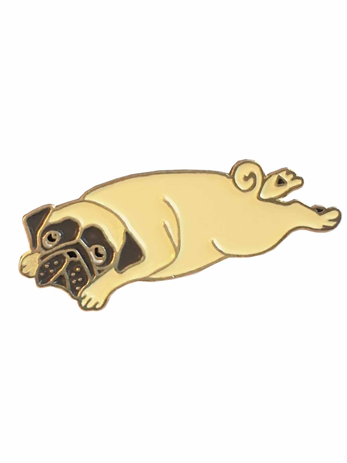 Pug pin for bags and jackets from French Cou Cou Suzette