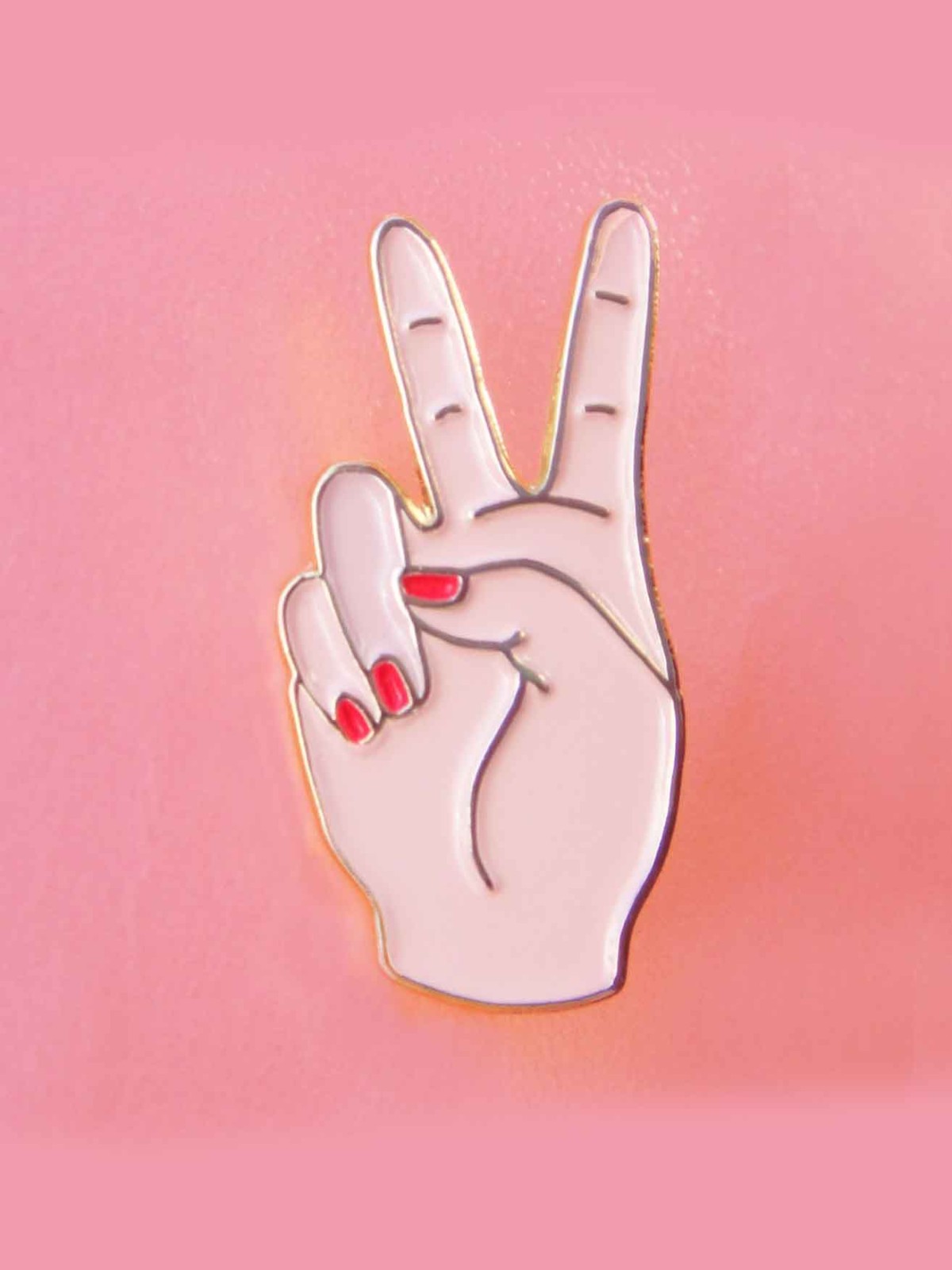 peace sign as pin from cou cou suzette