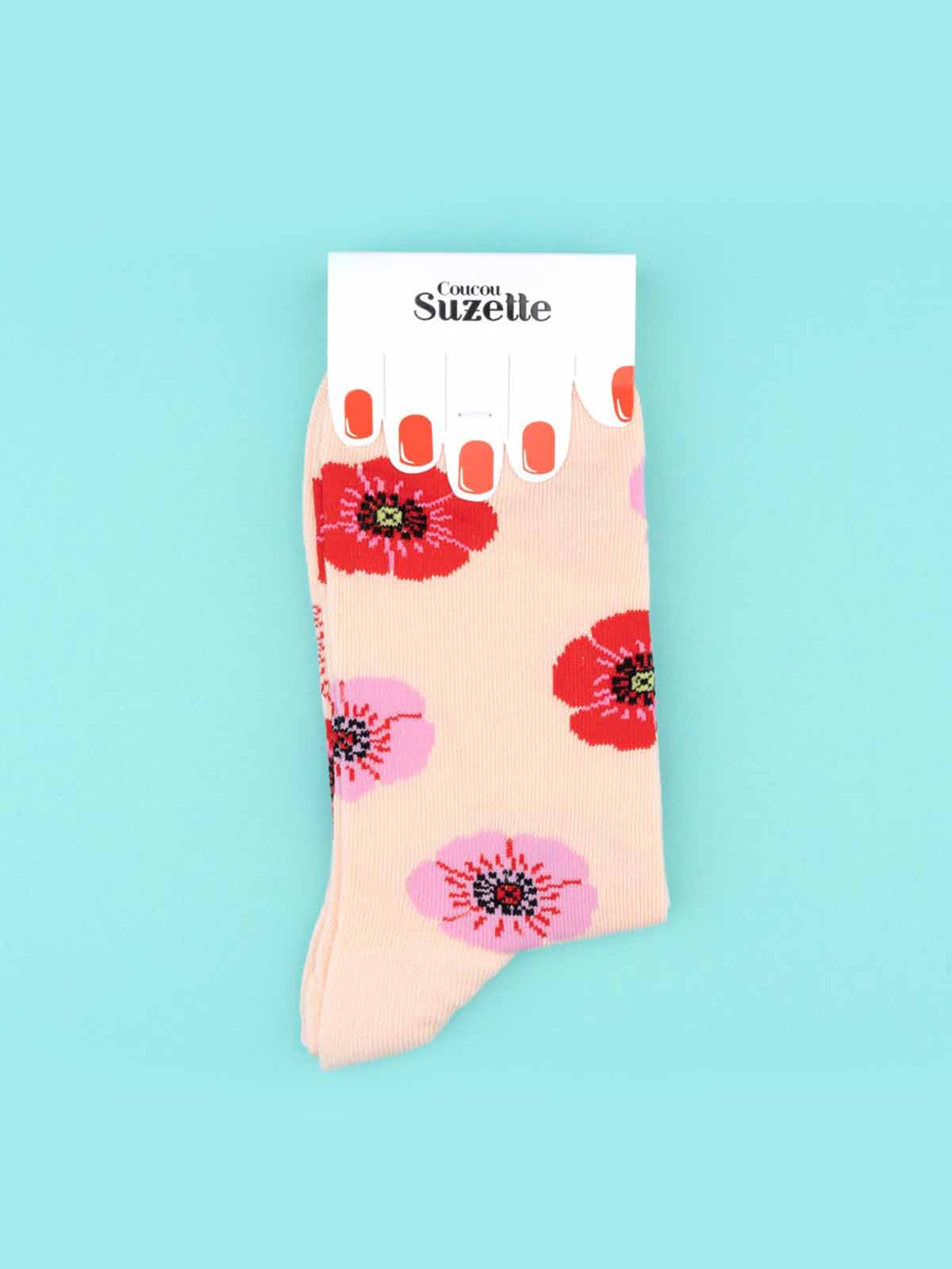 stockings with poppies cou cou suzette