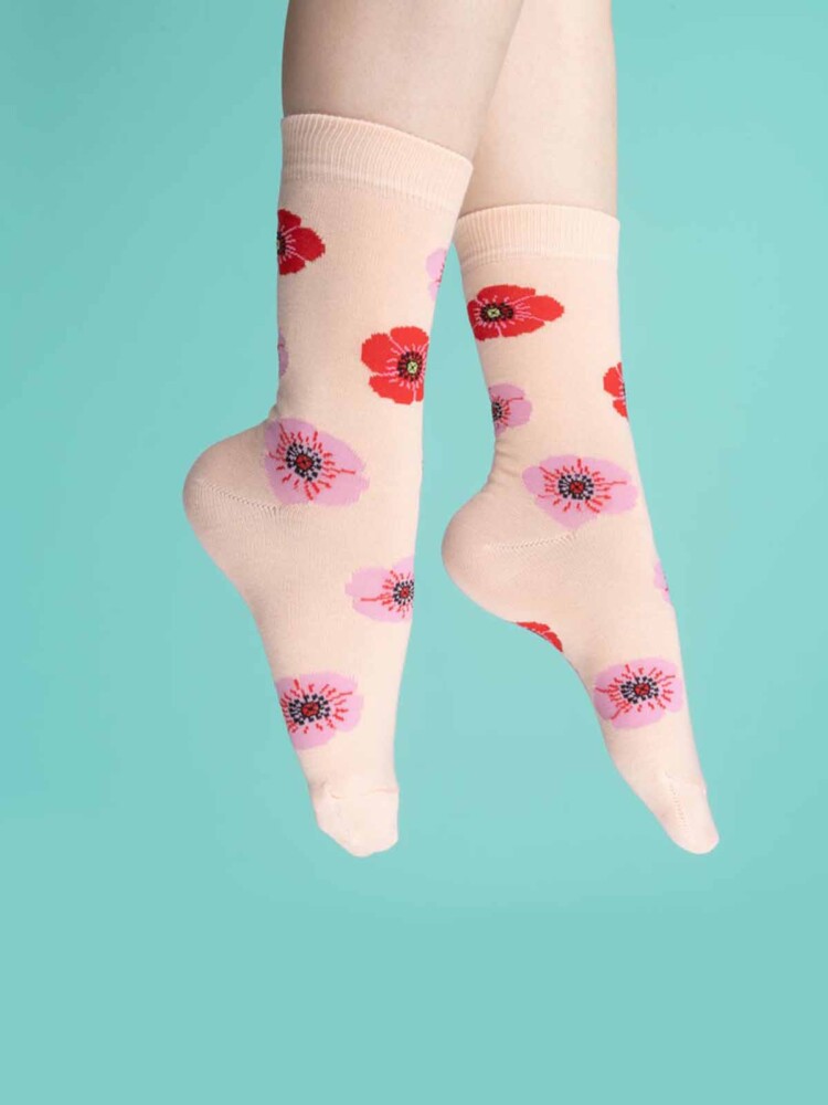 stockings with poppies cou cou suzette