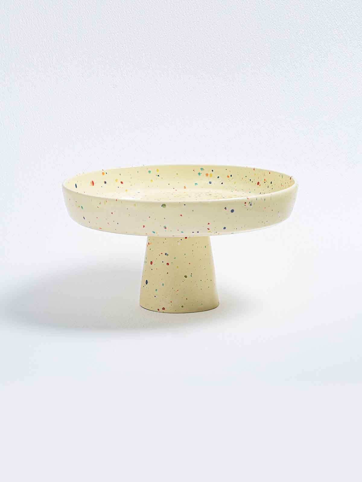 Ceramic Cake Tray with confetti - Egg Back Home