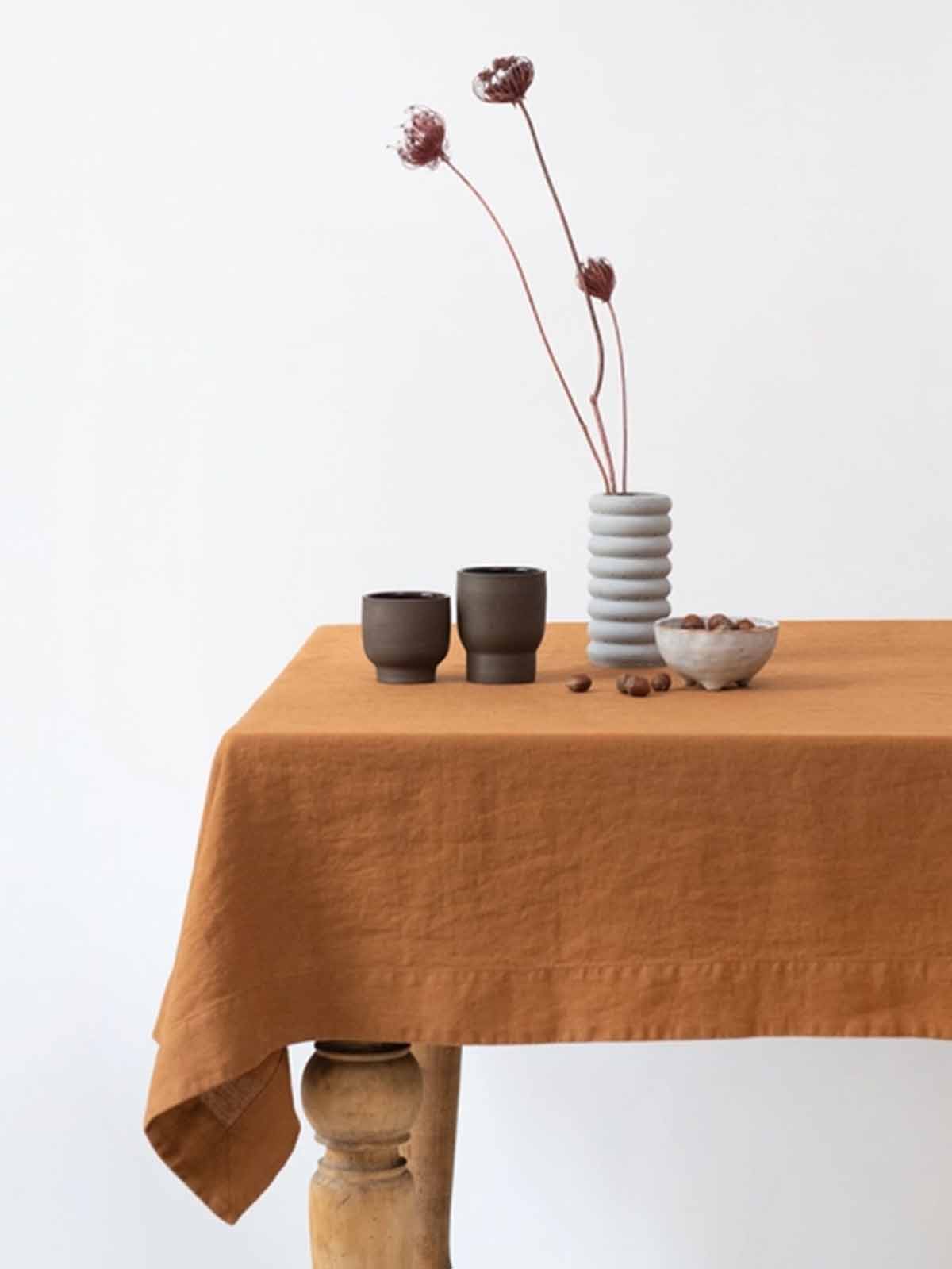 flax cloth, linen cloth, remix by Sophie linen cloth with pattern, hazelnut dyed cloth, linen cloth,