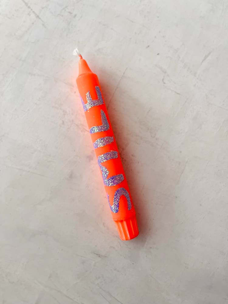 hand-dipped crown candles from ahnelight
