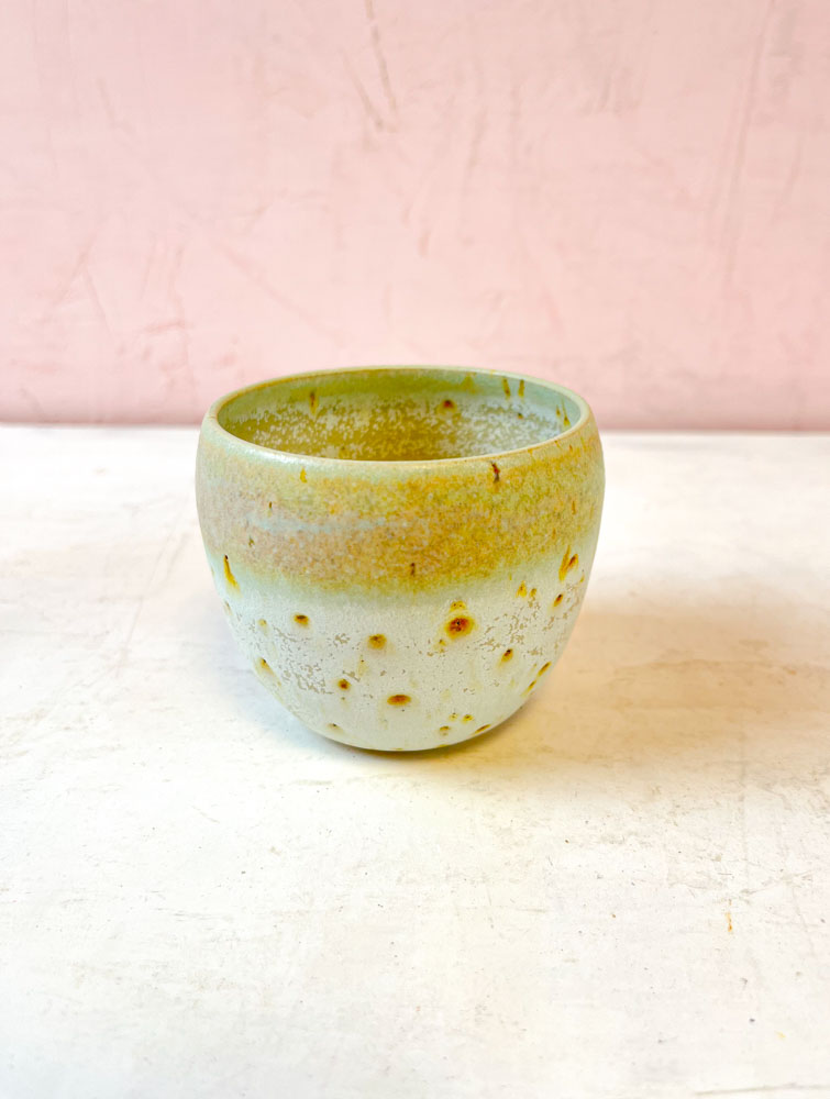 Trine lise ceramic cortado cups. remix by Sofia, cups, espresso cups