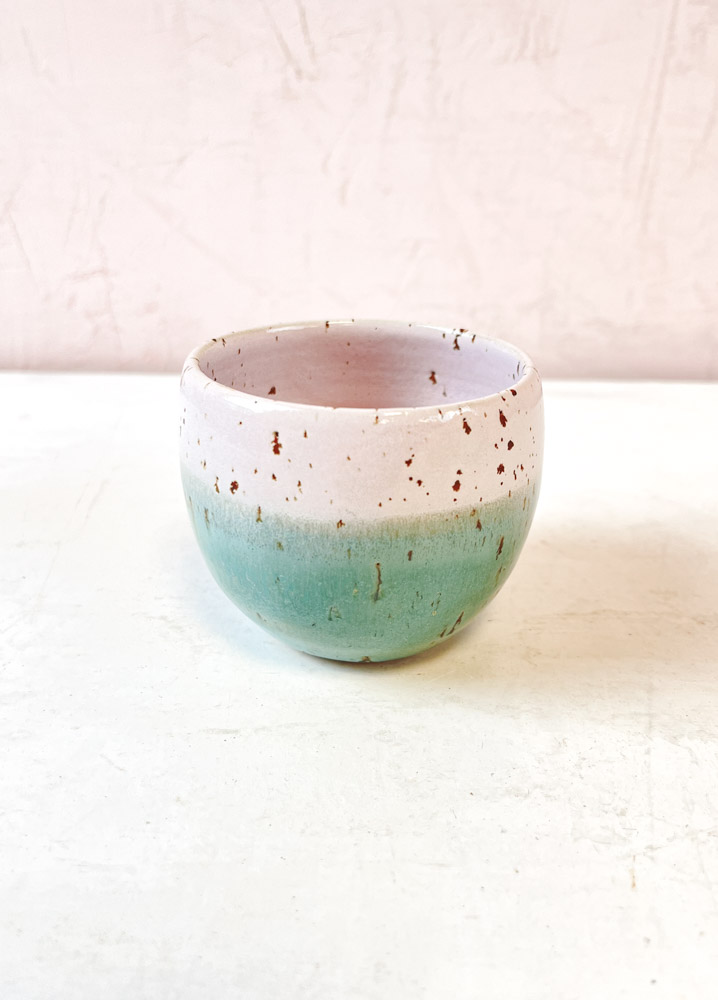 Trine lise ceramic cortado cups. remix by Sofia, cups, espresso cups