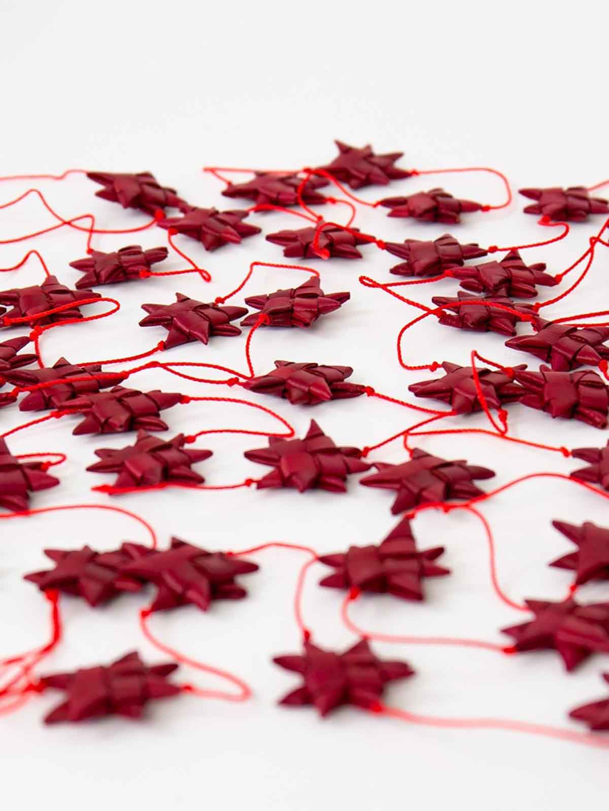 a world of craft garland red stars