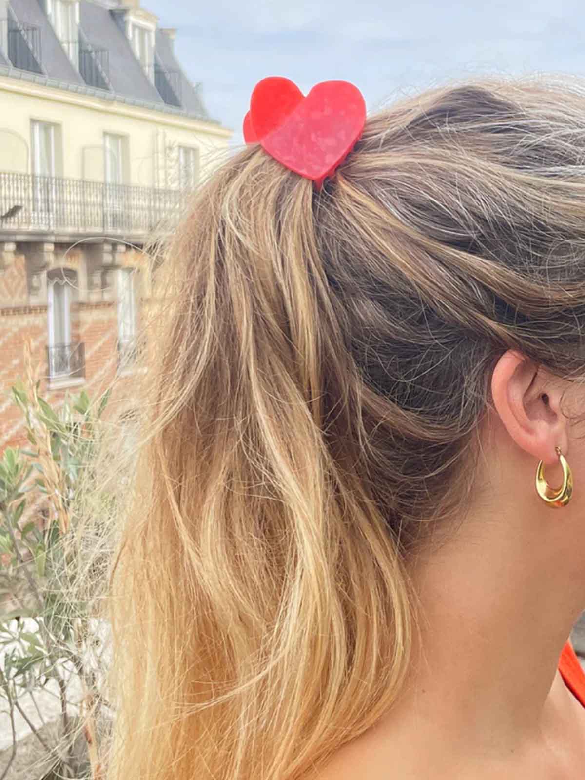 Hair clip, heart - Coucou Suzette