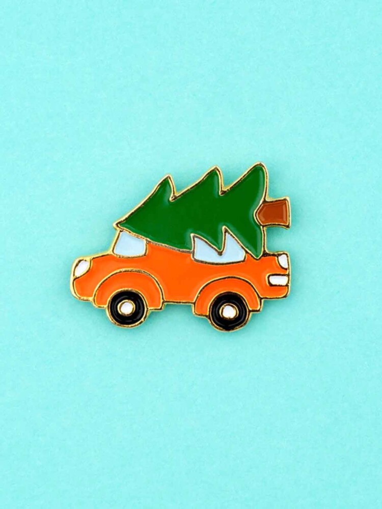 Pin Christmas car - Coucou Suzette