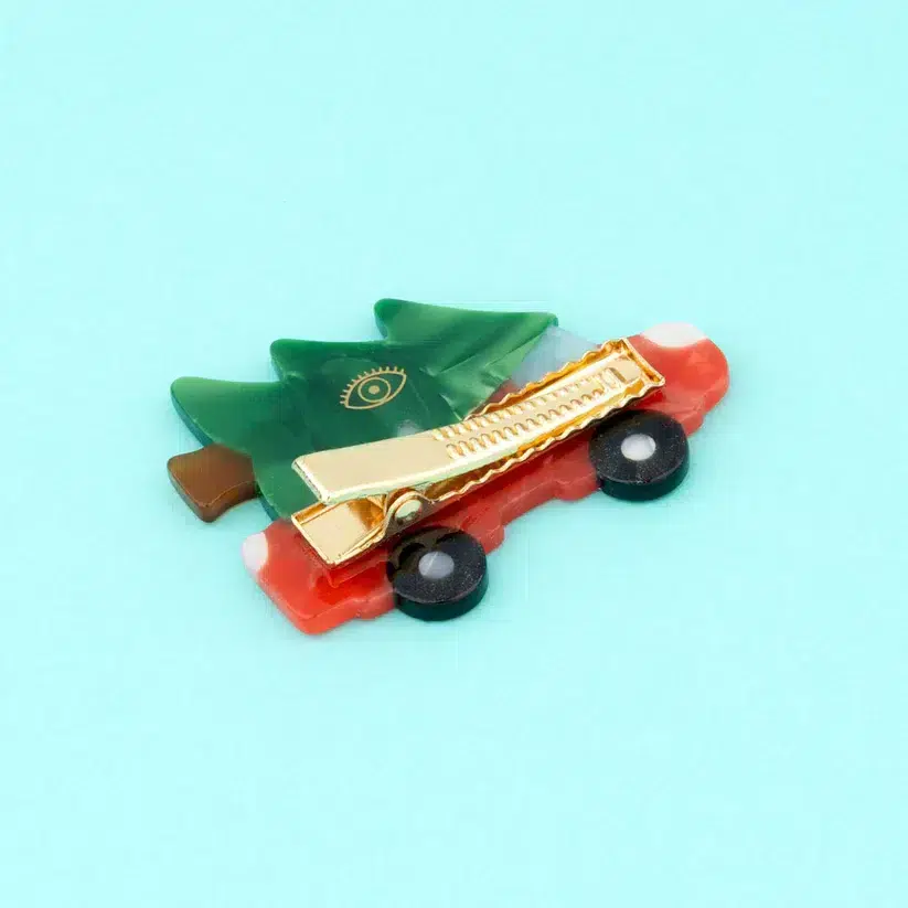 Christmas tree hair clip - Coucou Suzette