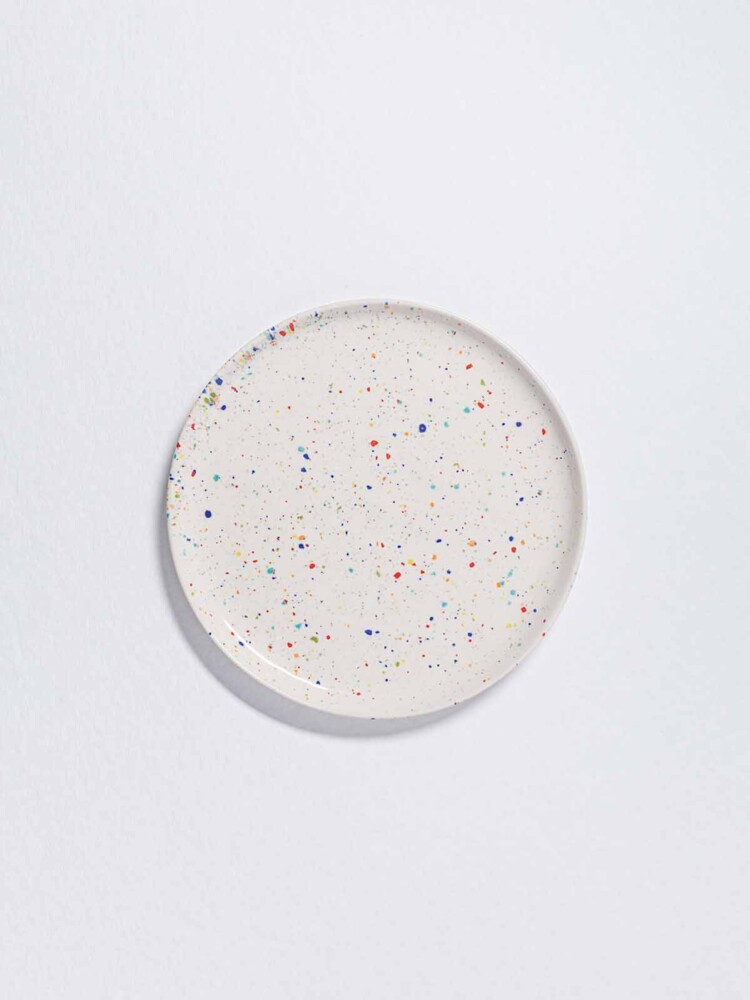 ceramic lunch plate 22 cm - Egg Back Home