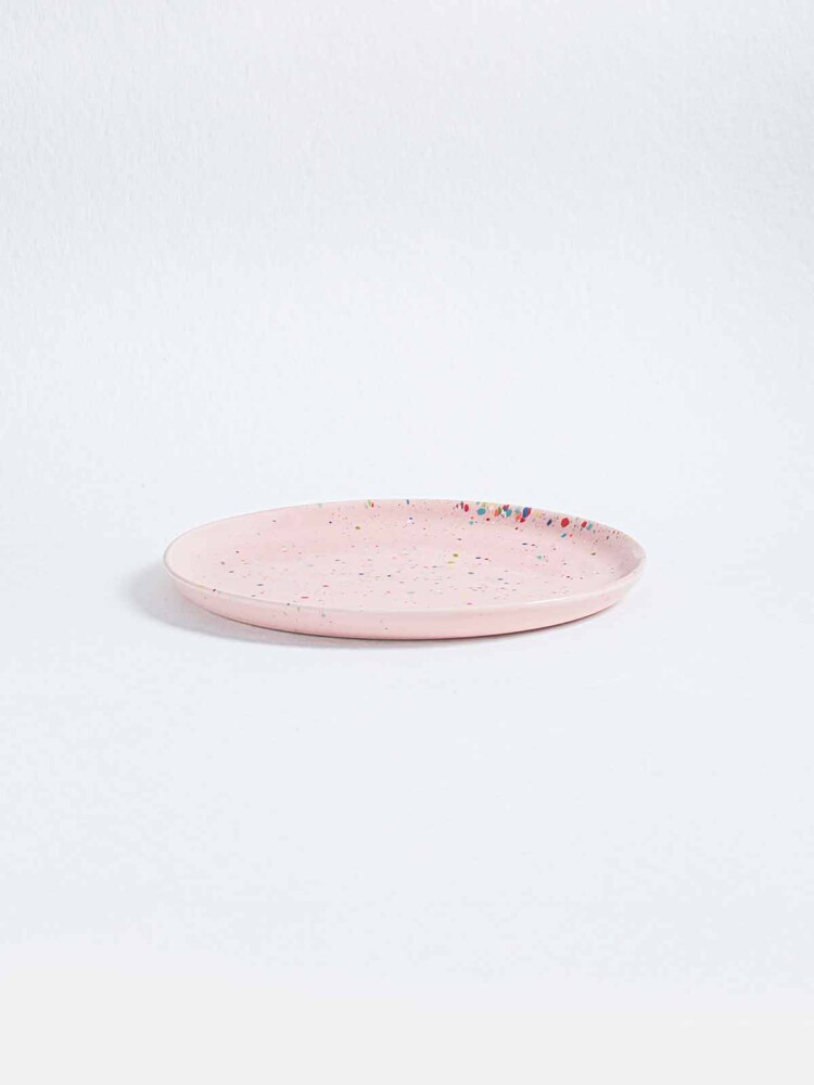 Pink plate 22 cm - Egg Back Home