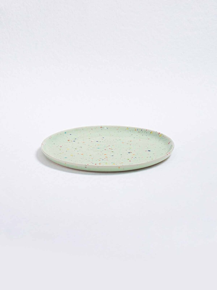 ceramic lunch plate 22 cm - Egg Back Home