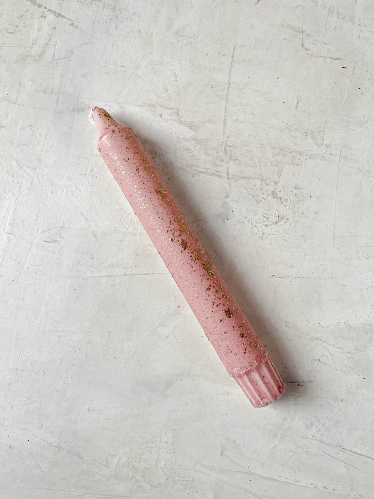 Candles in pink with glitter - Remix by Sofie