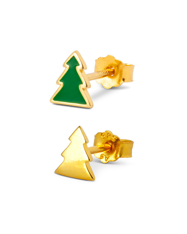 Earrings, Christmas tree - LULU Copenhagen