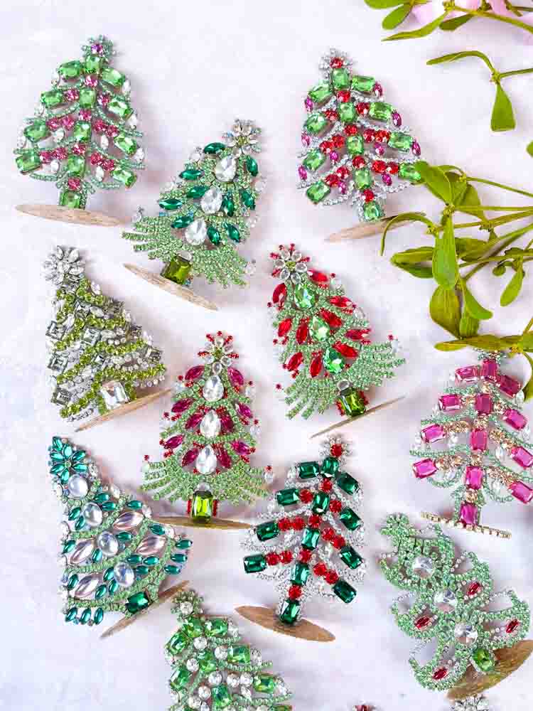 Christmas tree in rhinestones - Remix by Sofie