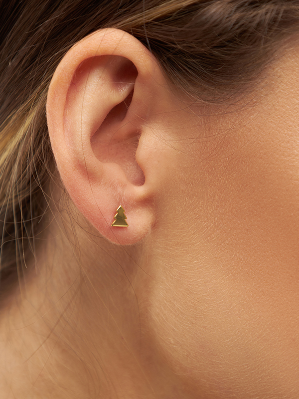 Earrings, Christmas tree - LULU Copenhagen