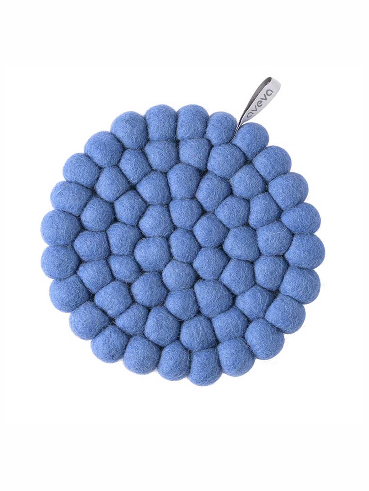 Tablecloth in felt, blue - Aveva