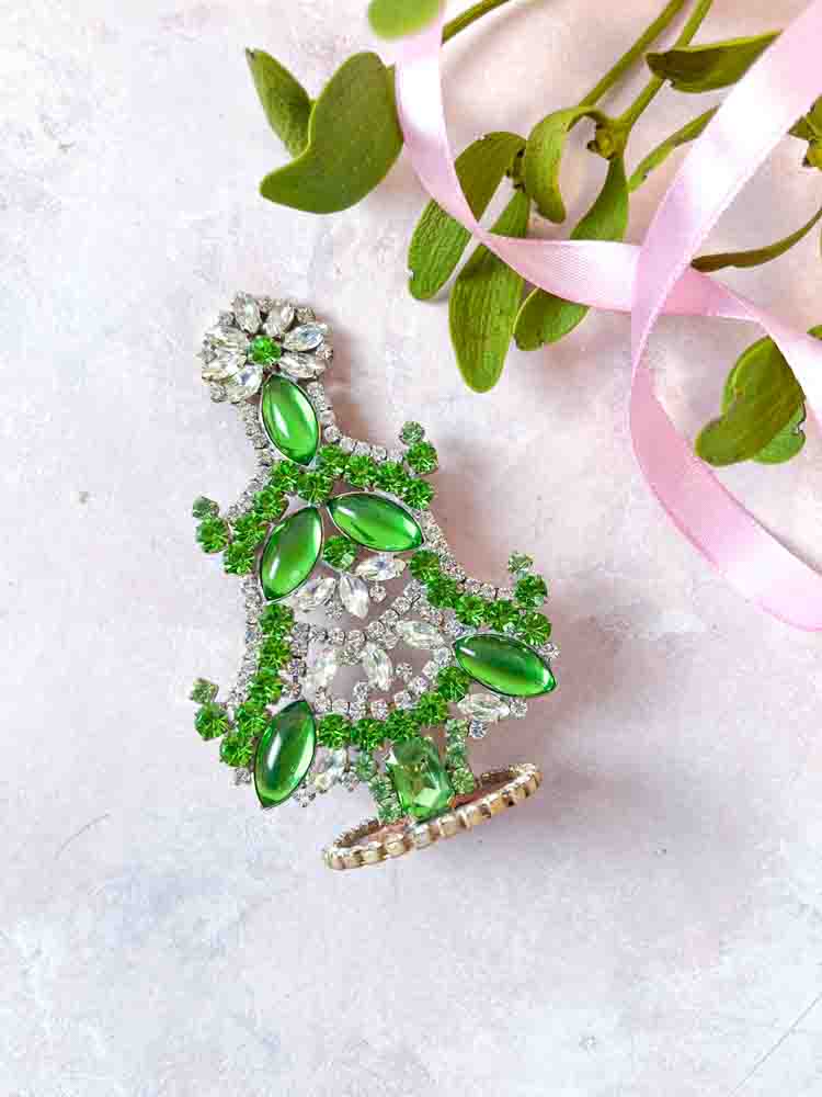 Christmas tree in rhinestones - Remix by Sofie