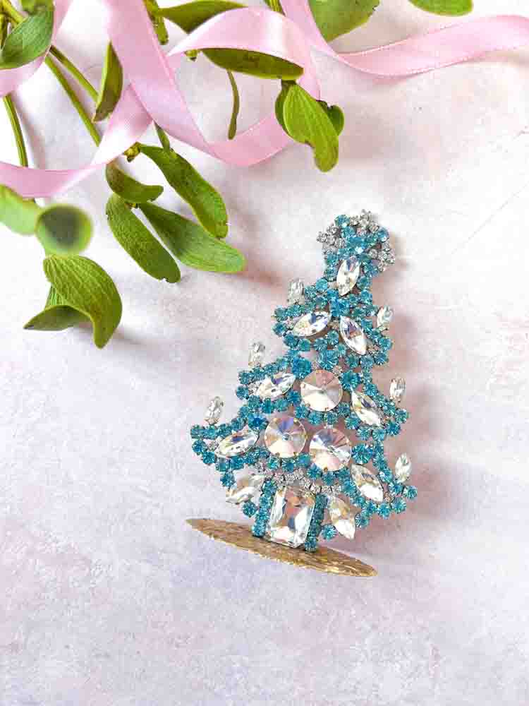 Christmas tree in rhinestones - Remix by Sofie